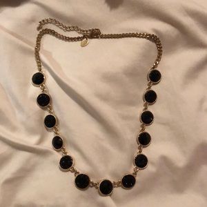 black and gold necklace